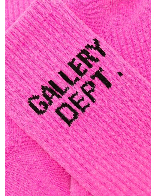 GALLERY DEPT. Pink Clean Socks for men