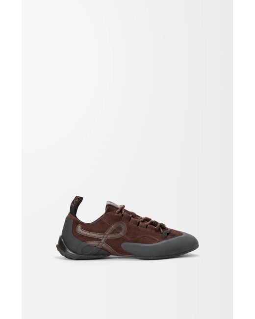 Loewe Brown "Grip" Sneakers