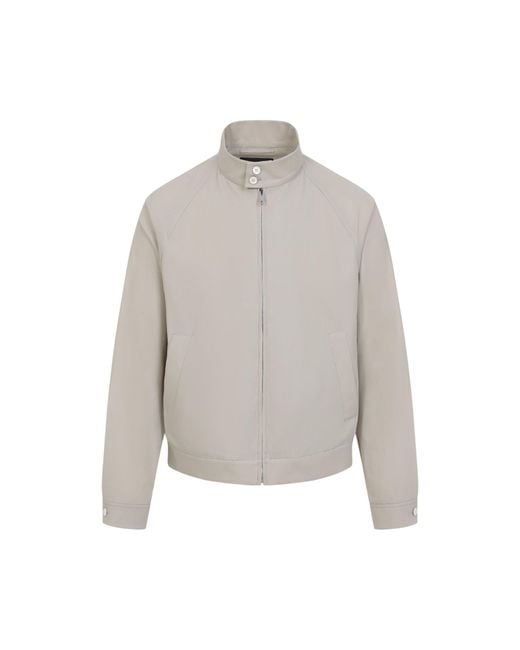 Prada Gray Cotton Jacket for men