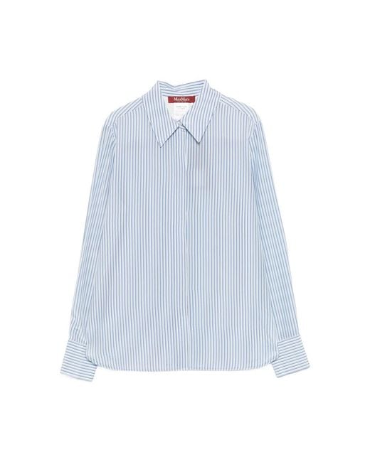 Max Mara Blue Tops