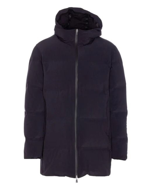 Herno Blue Padded Jacket New Impact for men