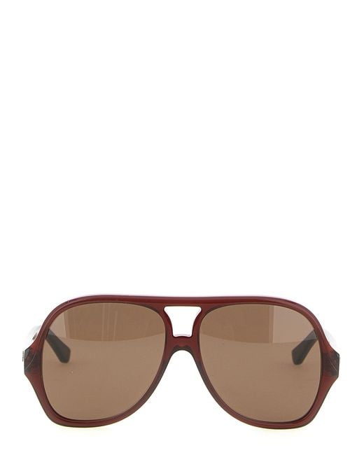 Chloé Brown Chloé '58' Sunglasses