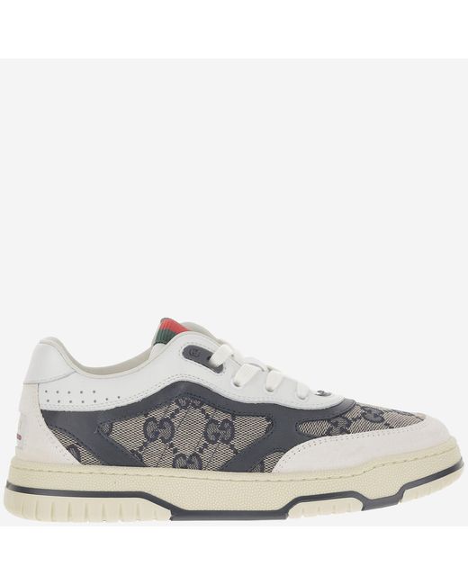 Gucci Gray Sneakers Re-Web Multicolour