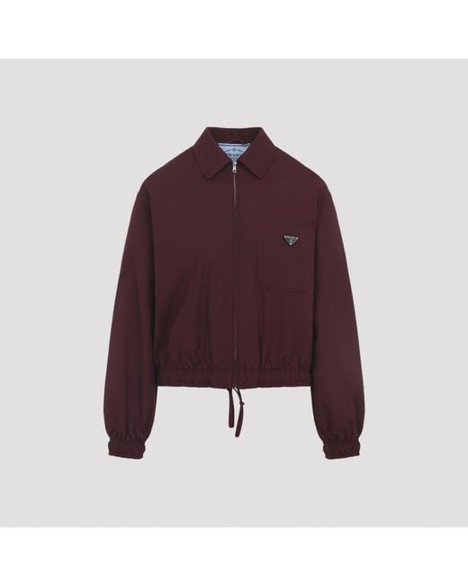 Prada Purple Polyester Jacket