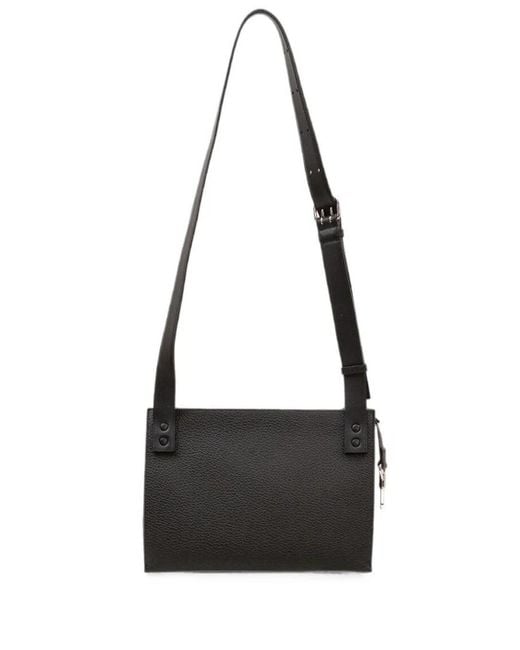 Givenchy Black Flat Pouch Bag With Strap