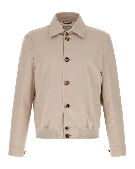 Brunello Cucinelli Natural Light Jackets for men
