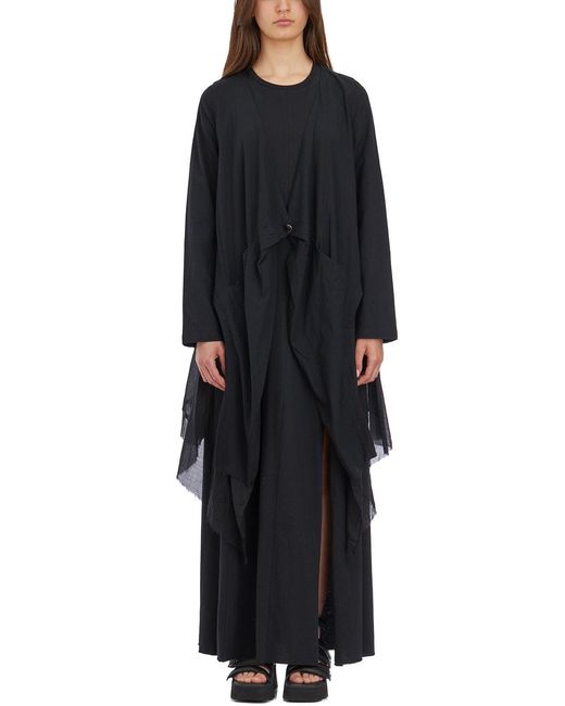 Women's Black Giacca Lunga