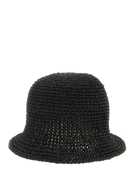 Maison Michel Black 'pablo' Hat