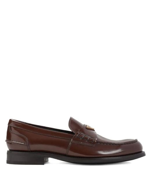 Prada Brown Moccassins for men
