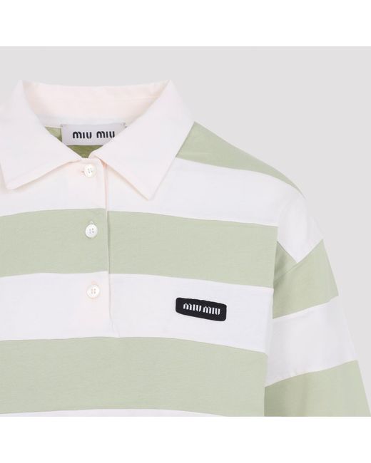 Miu Miu Green Polo