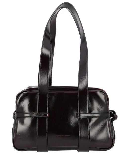 Dries Van Noten Black Medium Bowling Bag