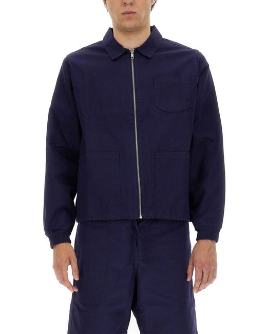 Umbro Blue Logo Patch Jacket for men