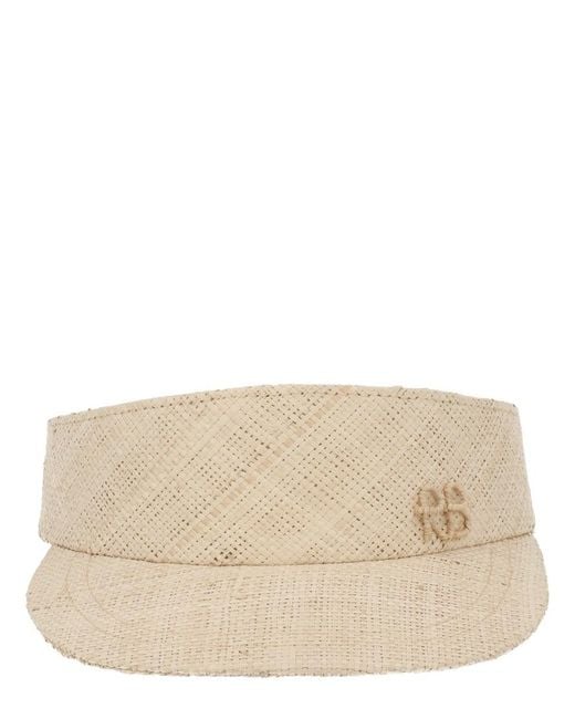 Ruslan Baginskiy Natural Hand-Dyed Straw Fedora Hat