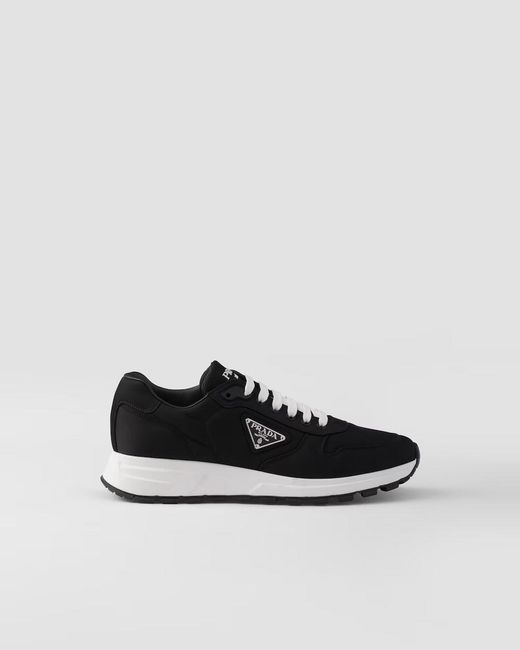 Prada White "Prax 01" Sneakers
