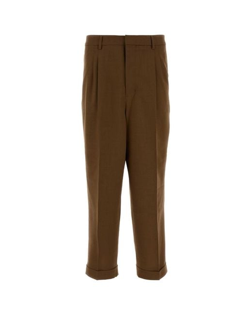 AMI Natural Flat Front Pant for men