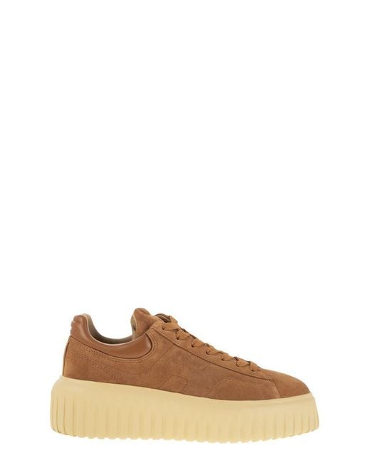 Hogan Brown H-Stripes