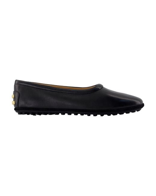 Tod's Black Ballerinas