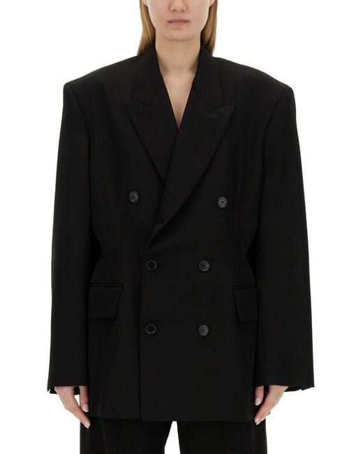 Balenciaga Black Cinch Jacket