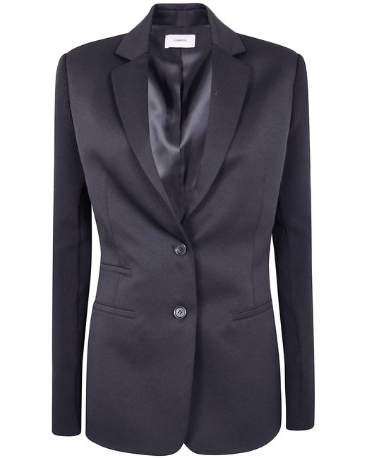 Coperni Blue Hybrid Rib Jacket Clothing