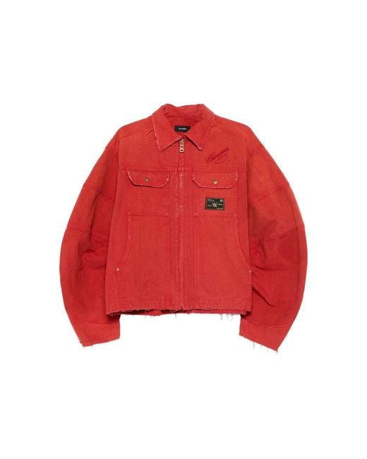 Men's Red Outerwears