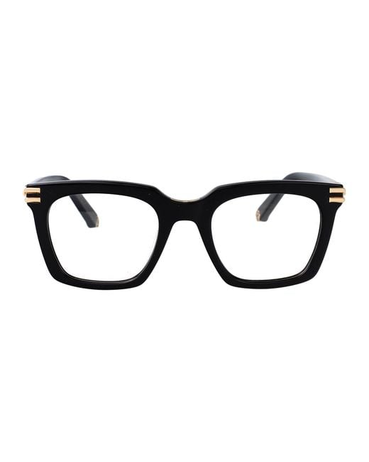 Philipp Plein Black Acetate Glasses