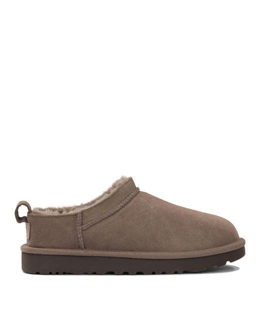 Women's Brown "Classic Micro" Ankle Boots