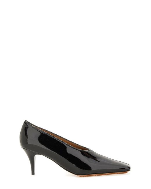 Stella McCartney Black Square Toe Shoe