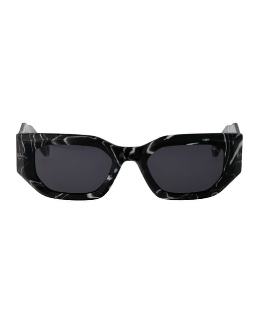 Philipp Plein Black Sunglasses