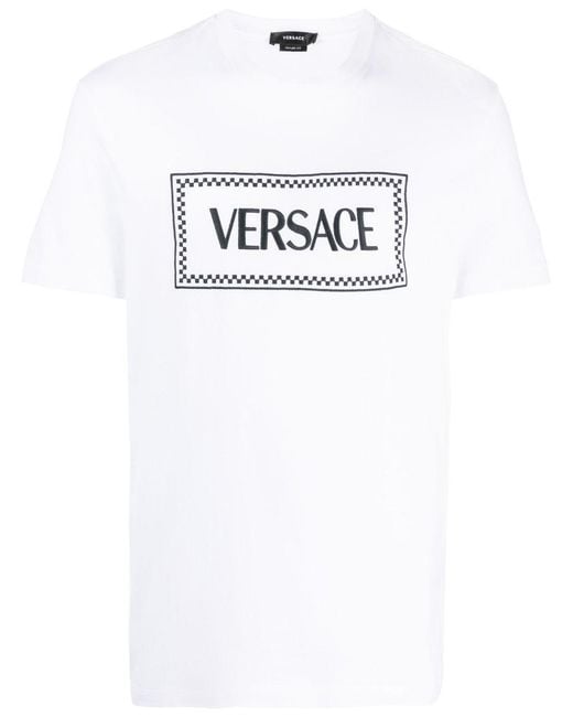 Versace White Tshirt Clothing for men