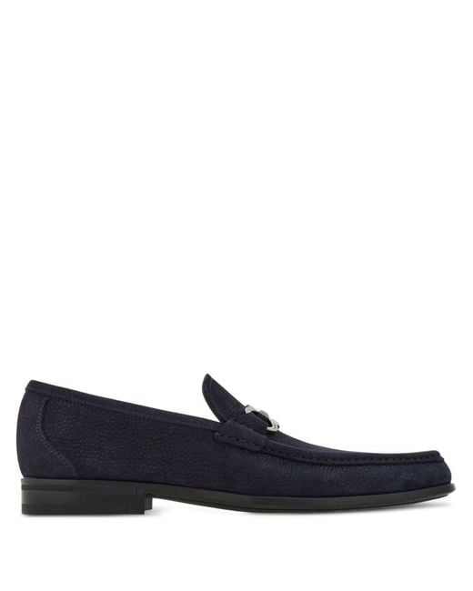 Ferragamo Blue Rubber Outsole Apron-Toe for men