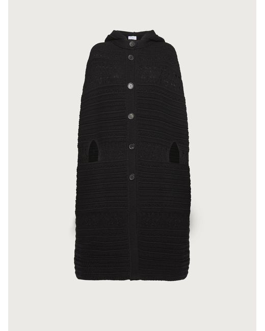 Ferragamo Black Cape