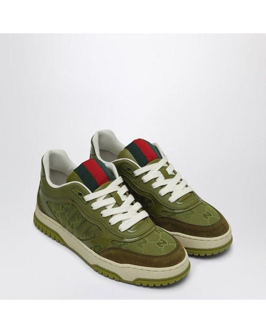 Gucci Green Re-Web Sneaker