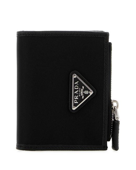 Prada Black Canvas Wallet for men