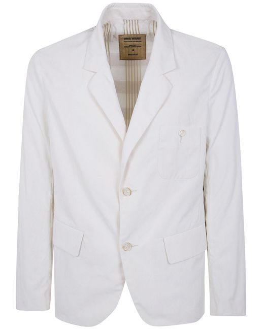 Uma Wang White "Jingle Comiso" Jacket for men