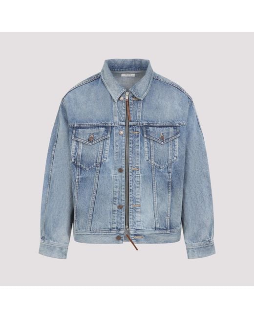 Céline Blue Trucker Jacket for men