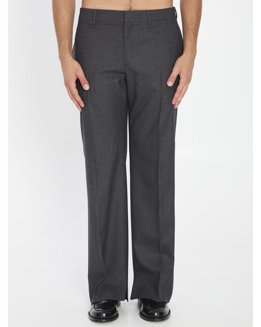 Céline Gray Wool Pants for men
