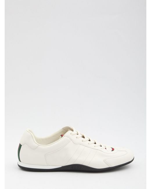 Gucci White Shift Sneakers