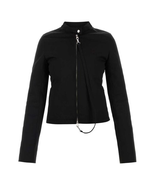 Courreges Black Canvas Jacket