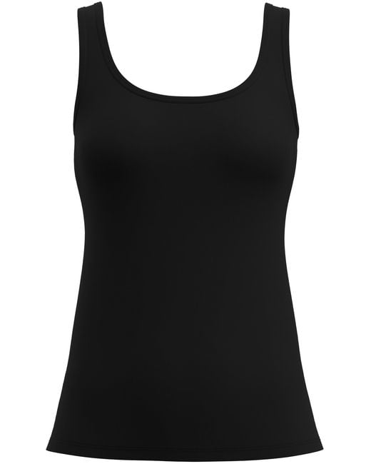 Calida Black Cotton Top