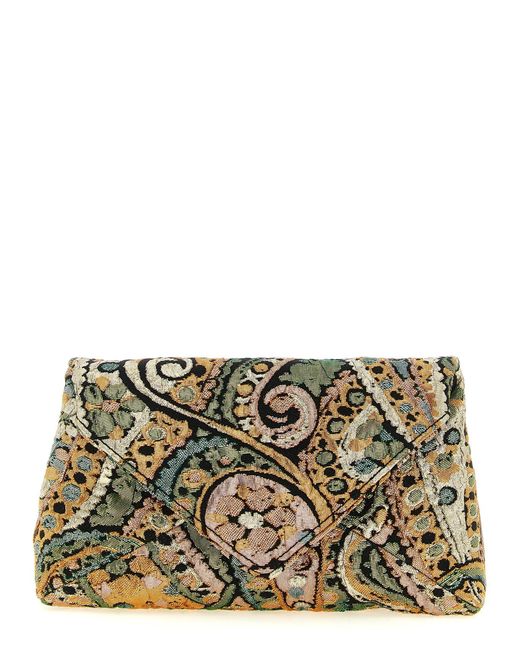 Dries Van Noten Metallic 'Envelope' Clutch