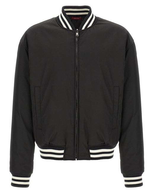 Gucci Black Polyester Bomber Clothing for men