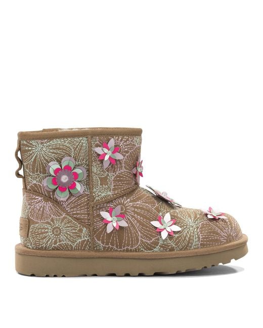 Ugg Brown Classic Mini Meadow Suede Classic Boots