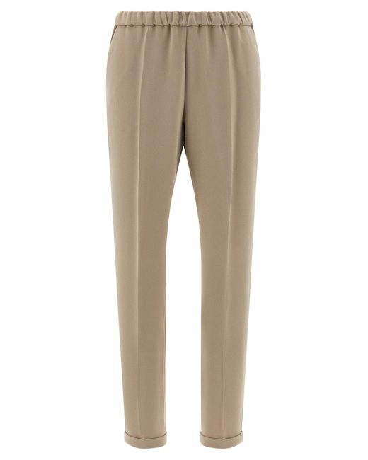 Alberto Biani Natural Fall Pants