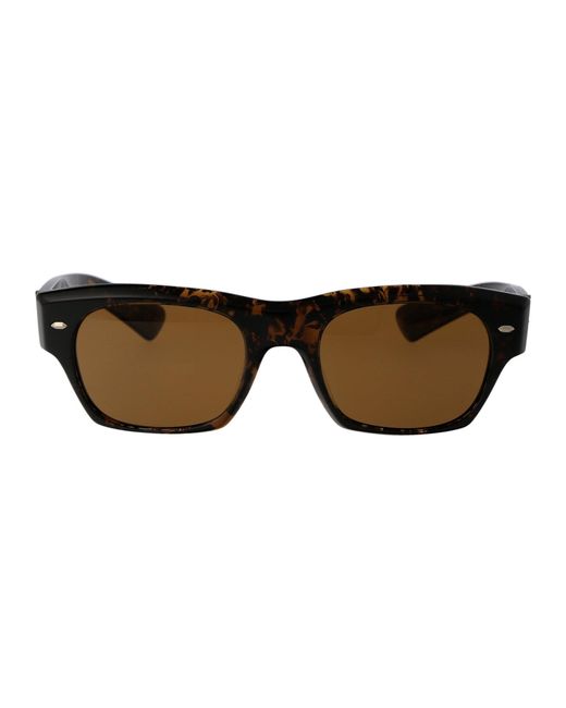 Oliver Peoples Brown Sunglasses for men