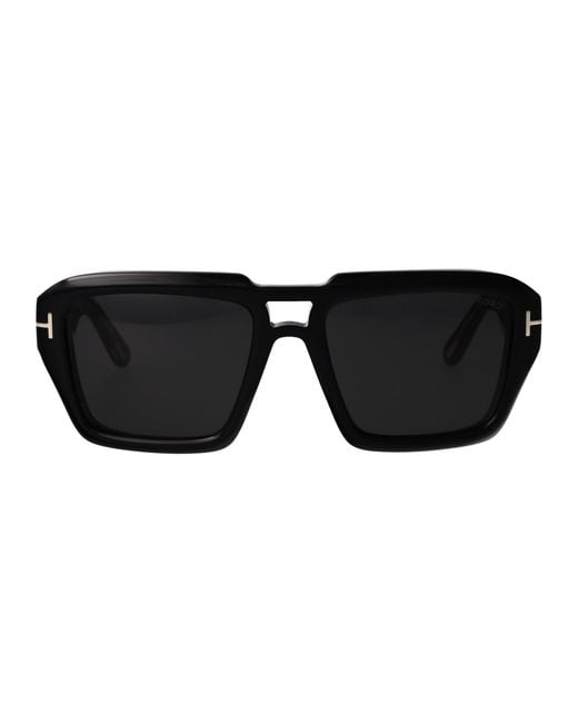 Tom Ford Black Acetate Sunglasses for men