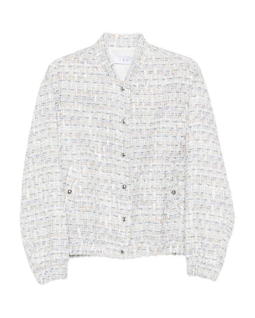 IRO White Noemy Cotton Jacket