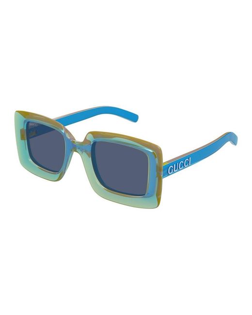 Gucci Blue Sunglasses