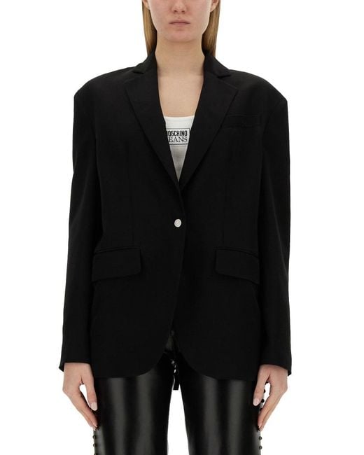 Moschino Black Single-Breasted Jacket
