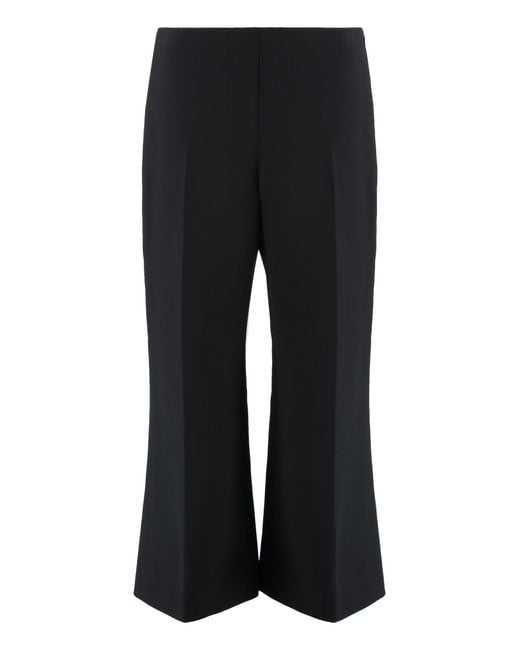 Khaite Black Cropped Pants
