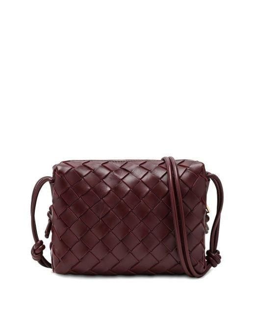 Bottega Veneta Purple Mini Loop Camera Bag